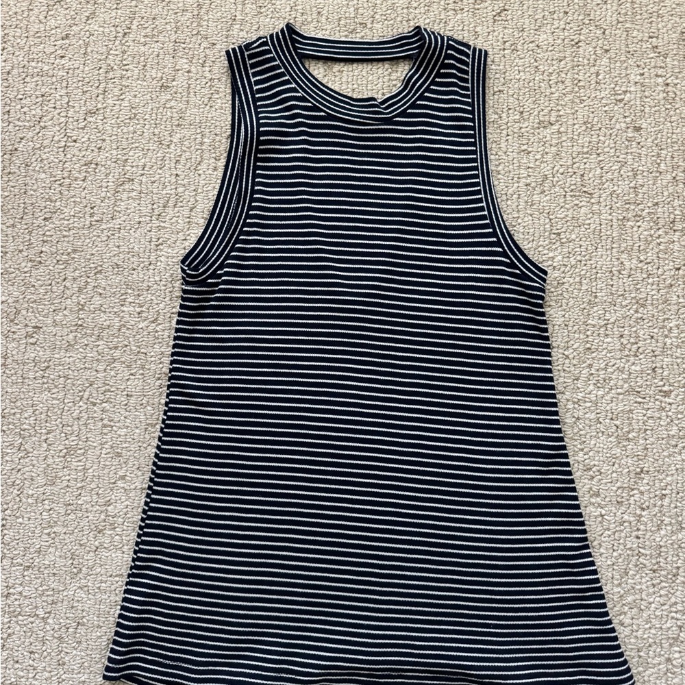 NWT! Striped Black and White Tank Top